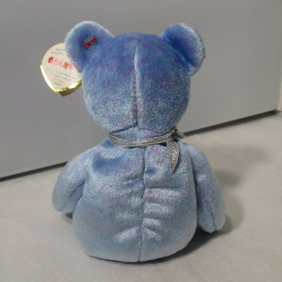 Ty Beanie Baby Babies Clubby II Bear Rare Retired Single layer Tush Tag 1999 - Picture 3 of 9